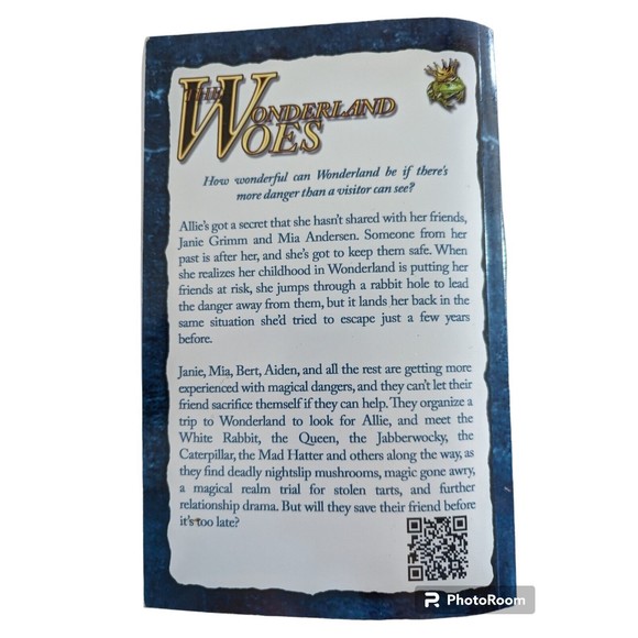 The Wonderland Woes Addie J King Paperback Signed Musa Publishing Allie Rabbit - Picture 2 of 5